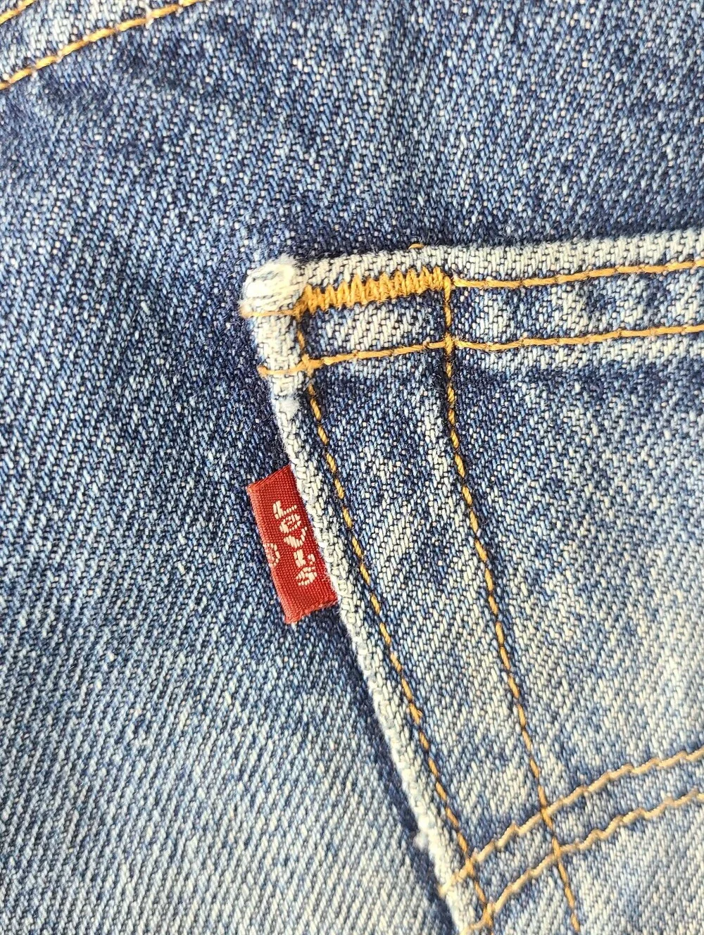 Levi's 505 Regular Fit Y2K Faded Paint Distressed Jeans